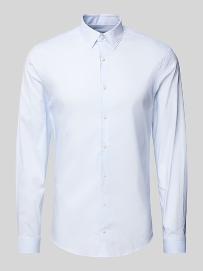 Tiger Of Sweden Extra Slim Fit Business-Hemd mit Kentkragen Modell 'BRODIE' Hellblau 2