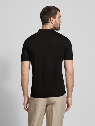 Drykorn Poloshirt mit Stehkragen Modell 'LOUIS 10' Black 5