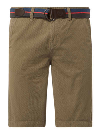 Lerros Korte regular fit chino van katoen, model 'Craig' Beige - 2