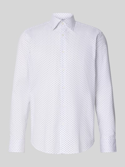 BOSS Koszula biznesowa o kroju regular fit z mieszanki bawełny Biały 2