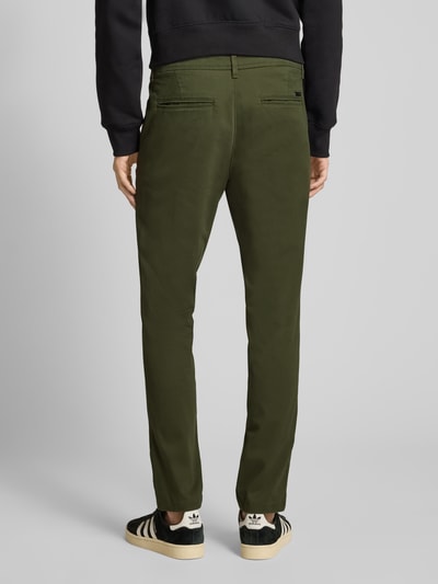 Jack & Jones Regular Fit Chino mit Stretch-Anteil Modell 'MARCO' Dunkelgruen 5