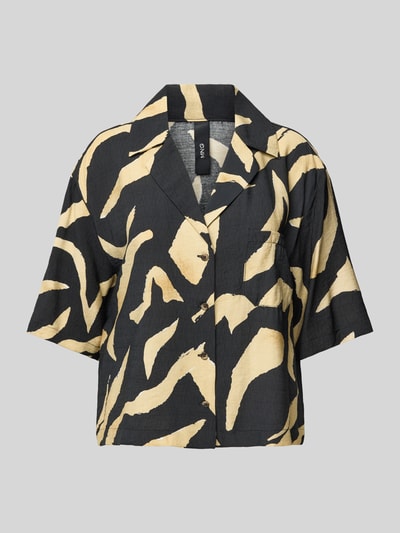 Mango Hemdbluse mit Reverskragen Black 2