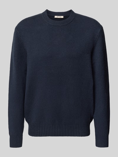 Only & Sons Relaxed Fit Pullover aus Baumwoll-Mix mit Woll-Anteil Modell 'JAMES' Dunkelblau 2