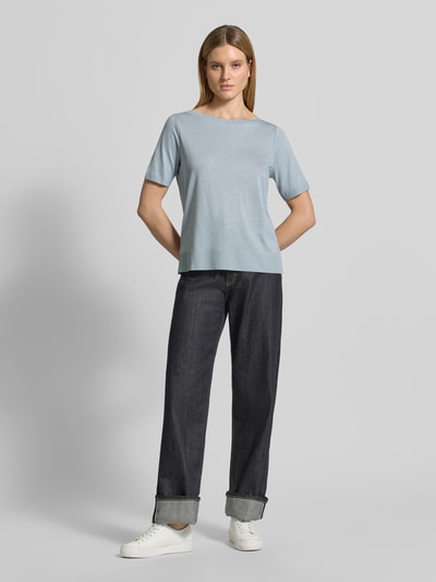 Marc O'Polo Loose Fit T-Shirt aus Lyocell-Baumwoll-Mix Hellblau 1