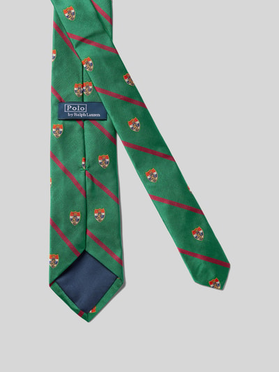 Polo Ralph Lauren Krawat z czystego jedwabiu Jabłkowozielony 2