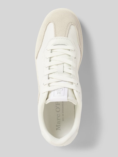 Marc O'Polo Low Top Sneaker aus echtem Leder Weiss 3