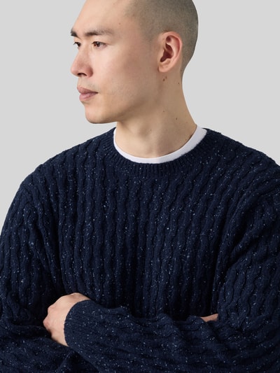 Levi's® sweter z czystej bawełny o kroju regular fit Granatowy 3