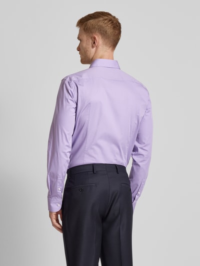 BOSS Slim Fit Business-Hemd mit Kentkragen Modell 'Hank' Purple 5