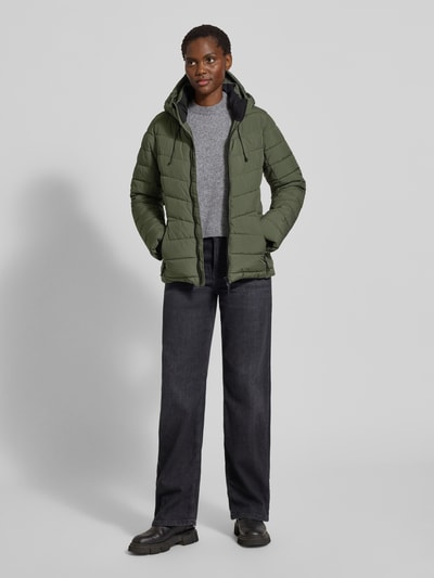 G.I.G.A. DX Gewatteerd jack met capuchon Olijfgroen - 1