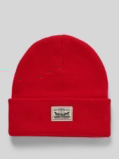 Levi's® Beanie mit Label-Detail Rot 1