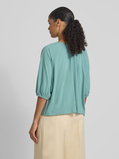 Christian Berg Woman Blusenshirt mit elastischen Abschlüssen Aqua 5