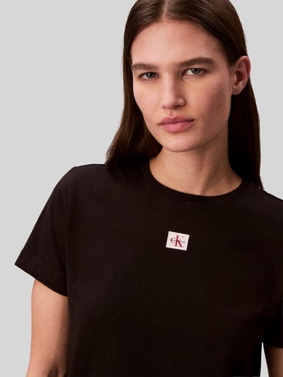 Calvin Klein Jeans Regular Fit T-Shirt aus reiner Baumwolle Black 6