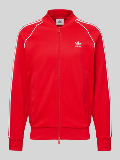 adidas Originals Sweatjacke mit Label Stitching rot online kaufen