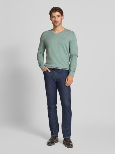 Tom Tailor Regular fit pullover van puur katoen  Mintgroen - 1