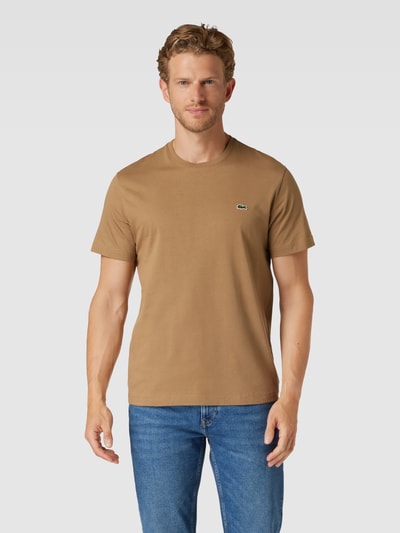 Lacoste T-Shirt mit Logo-Patch Camel 4