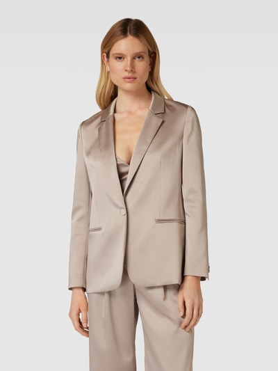 Jake*s Cocktail Blazer met knoopsluiting Metallic beige gemêleerd - 4