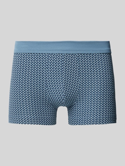 Schiesser Trunks mit elastischem Bund Dunkelblau 1