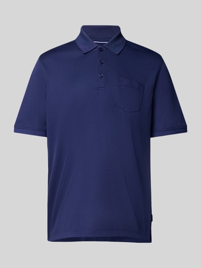 bugatti Poloshirt mit Brusttasche Jeansblau 2
