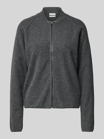 Christian Berg Woman Regular fit jack in gebreide look Middengrijs gemêleerd - 2