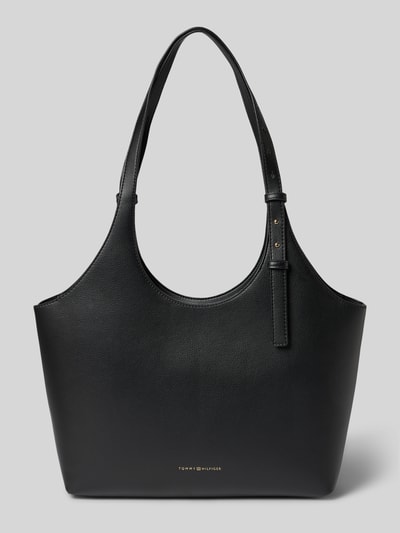 Tommy Hilfiger Shopper in de look van generfd leer Zwart - 2