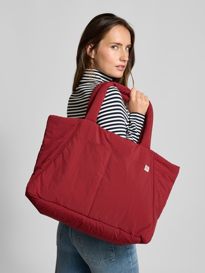MSCH Copenhagen Shopper met labeldetail, model 'SIRIA SASJA' Donkerrood - 1