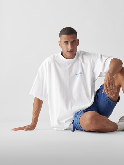VETEMENTS Oversized T-Shirt mit Brand-Print Weiß 6