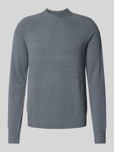 MCNEAL Gebreide pullover met raglanmouwen Rookblauw - 2