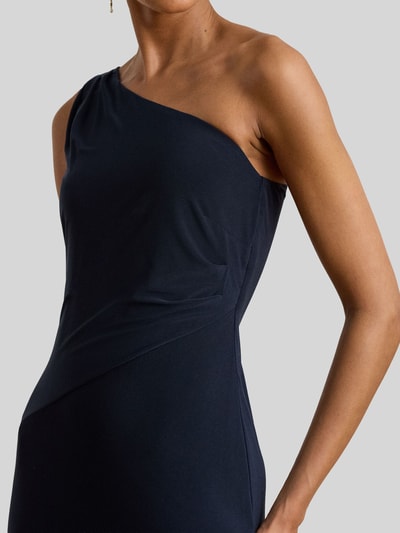 Lauren Ralph Lauren Figurbetontes Abendkleid mit One-Shoulder-Ausschnitt Dunkelblau 3