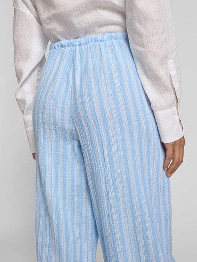 Vero Moda Regular fit stoffen broek van puur katoen, model 'NANNA' Lichtblauw - 3