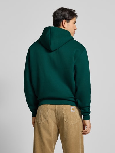 KARL KANI Bluza rozpinana z logo i zamkiem błyskawicznym Petrol 5