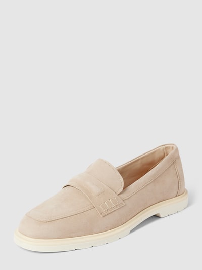 Marc O'Polo Lederloafer mit Schaftbrücke Modell 'Silke' Sand 1