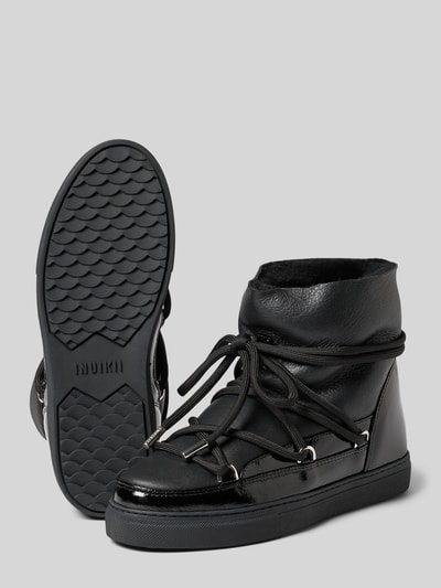 INUIKII Snow Boots aus Leder Modell 'GLOSS' BLACK 4