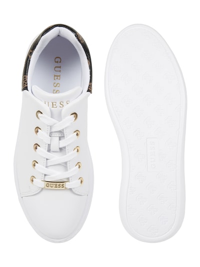 Guess Sneaker in Leder-Optik Modell 'Bradly' Weiss 5