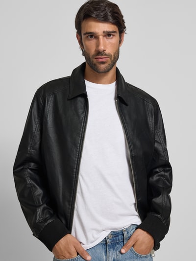 MCNEAL Kurtka z imitacji skóry Czarny 3