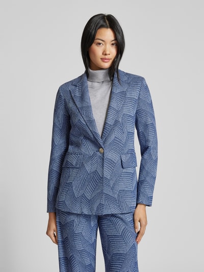 Marella Blazer mit Knopfverschluss Modell 'IDINA' Blau 4