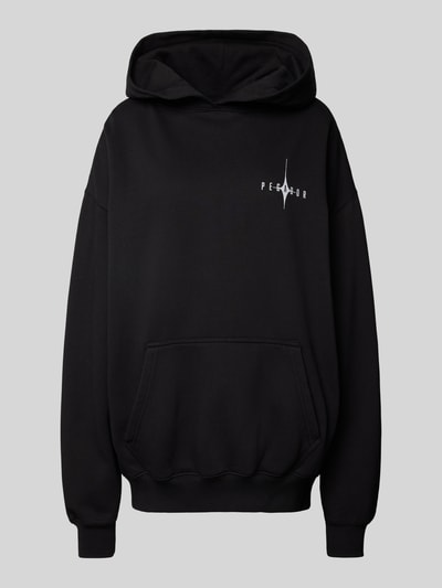 Pegador Oversized Hoodie mit Label-Print Modell 'NENA' Black 1