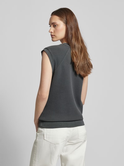 G-Star Raw Tanktop met labeldetail Antraciet - 5