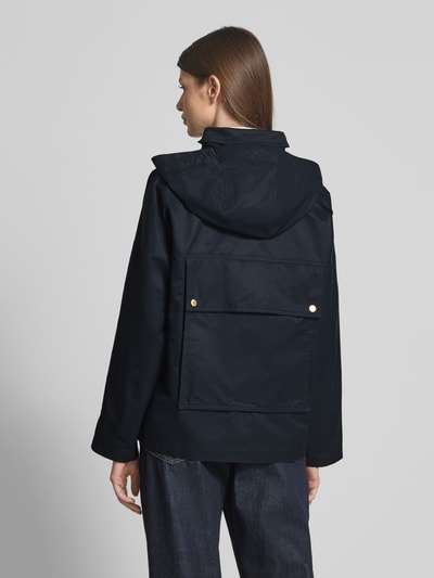 Barbour Relaxed fit functioneel jack van katoenmix, model 'CECILE' Marineblauw - 5