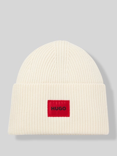 HUGO Muts van scheerwolmix, model 'SAFFA' Offwhite - 2
