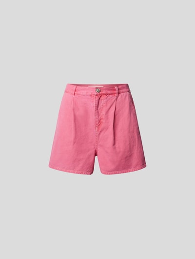 Custommade Jeansshorts mit Strasssteinen Pink 2