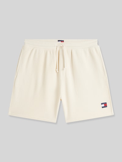 Tommy Jeans Bermudy o kroju regular fit z czystej bawełny z delikatną fakturą Piaskowy 2