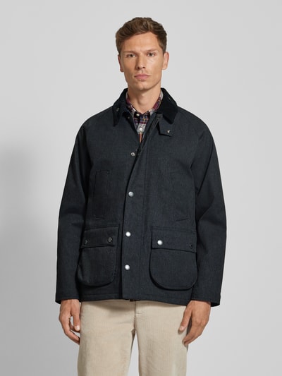 Barbour Kurtka z wykładanym kołnierzem model ‘WINTER BEDALE’ Granatowy 4