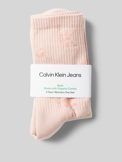 Calvin Klein Jeans Socken mit elastischem Rippenbündchen im 2er-Pack Rosa 3