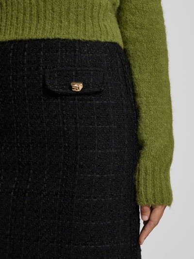 Christian Berg Woman Spódnica o długości do kolan z imitacji bouclé Czarny 3