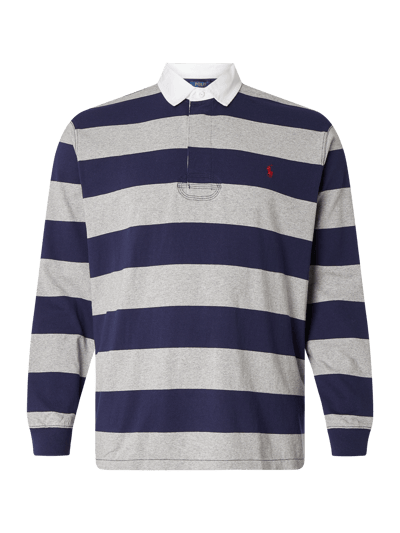 Polo Ralph Lauren Big & Tall PLUS SIZE Rugby-Shirt mit Logo-Stickerei  Graphit 2