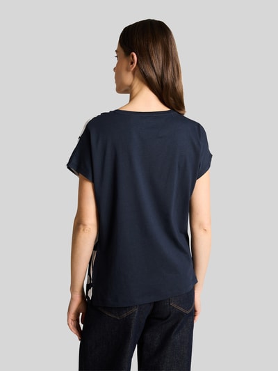 Tom Tailor Relaxed Fit T-Shirt mit Front Print Marine 5