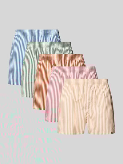 POCKIES Boxershorts mit elastischem Bund im 5er-Pack Hellblau 1