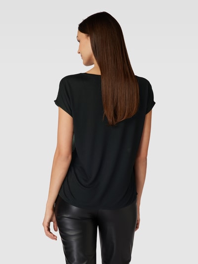 OPUS Blusenshirt aus Viskose mit Allover-Muster Modell 'Sadoli' Black 5