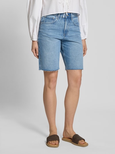 Gina Tricot Szorty jeansowe z wpuszczanymi kieszeniami Jeansowy niebieski 4