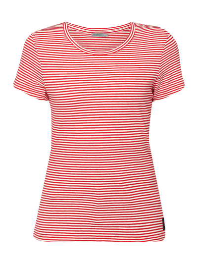 Calvin Klein Jeans T-Shirt mit Streifenmuster Rot 2